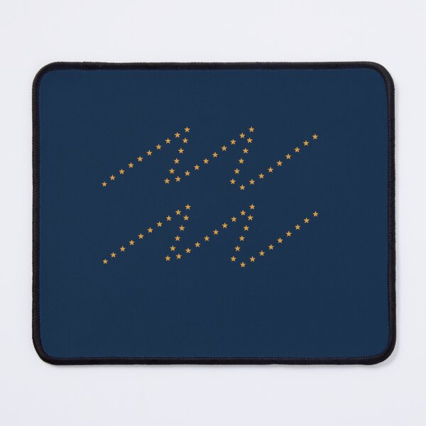 Item preview, Aquarius Zodiac Symbol - Gold Stars on Navy designed and sold by iampaulmorris.