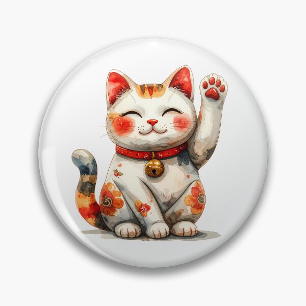 Item preview, Lucky Japanese Maneki Neko Cat designed and sold by BetweenForms.