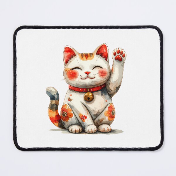 Item preview, Lucky Japanese Maneki Neko Cat designed and sold by BetweenForms.