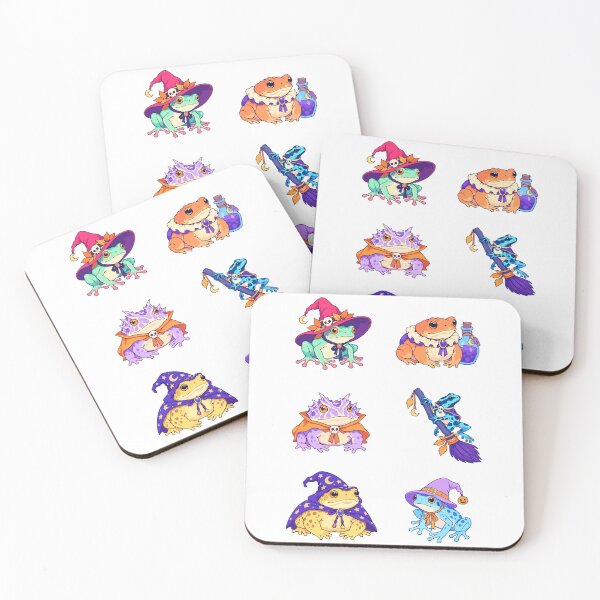 Item preview, Cute Halloween Witch Frogs – Spooky Cute Toad Design designed and sold by Zoolumi.