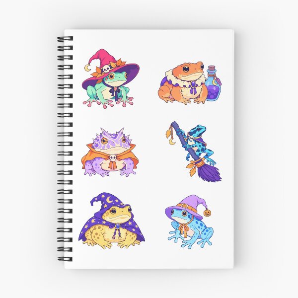 Item preview, Cute Halloween Witch Frogs – Spooky Cute Toad Design designed and sold by Zoolumi.