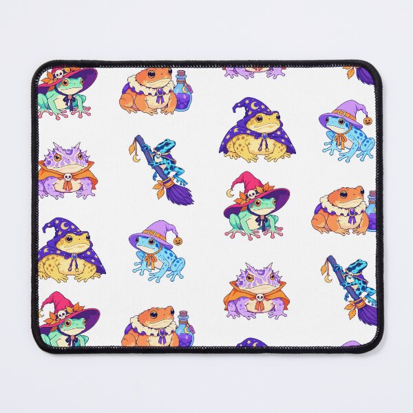 Item preview, Cute Halloween Witch Frogs – Spooky Cute Toad Design designed and sold by Zoolumi.