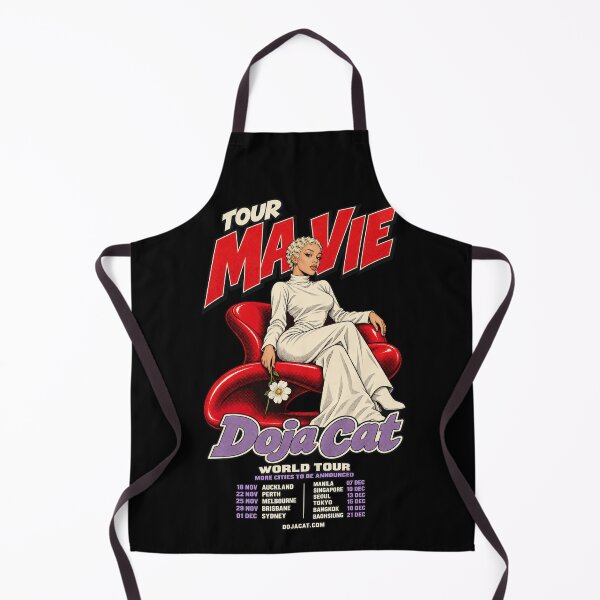 Item preview, Doja Cat Tour Ma Vie World Tour Comic Style Red Chair Concert Poster designed and sold by Cuiroblinda.
