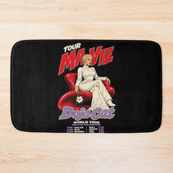 Item preview, Doja Cat Tour Ma Vie World Tour Comic Style Red Chair Concert Poster designed and sold by Cuiroblinda.