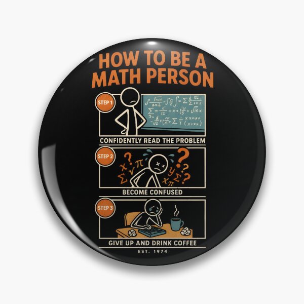 Item preview, How to Be a Math Person designed and sold by PAinTIENCE.