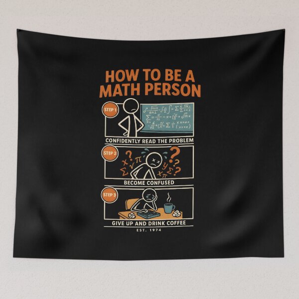 Item preview, How to Be a Math Person designed and sold by PAinTIENCE.