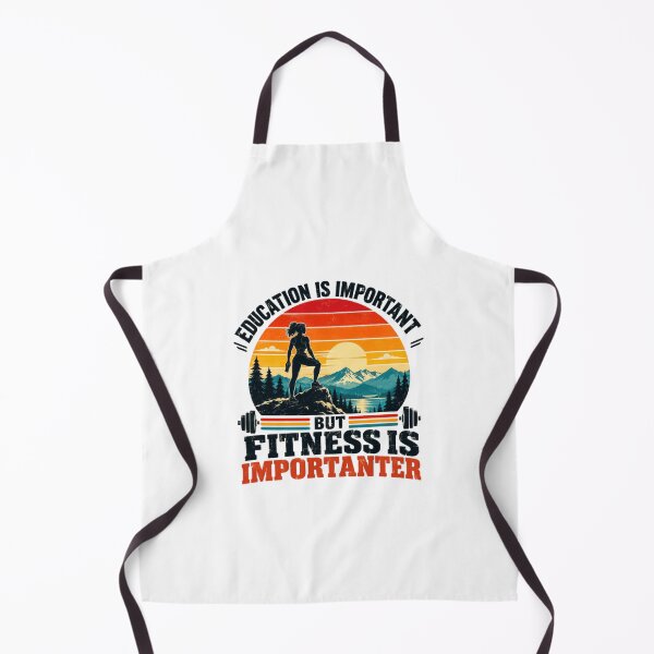 Item preview, Education Is Important But Fitness Is Importanter Gym Workout Fitness Enthusiast designed and sold by SkeletonsDanger.