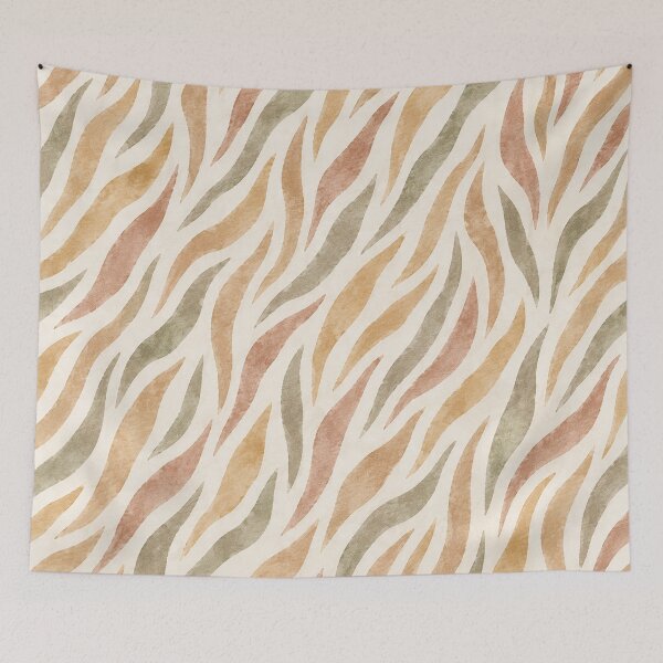 Item preview, Zebra Stripes Watercolor Safari Pattern designed and sold by mycute-stickers.