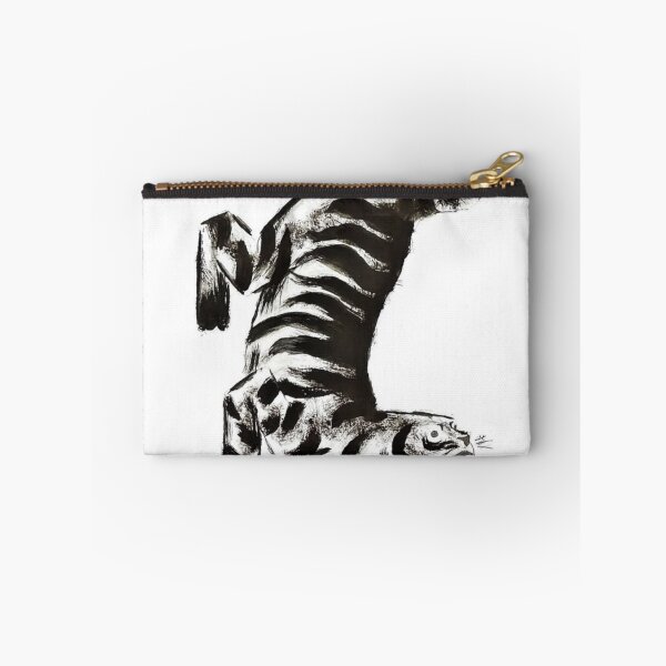 Item preview, Crouching Shadow - Traditional Sumi-e Ink Tiger designed and sold by kaizen x malena.
