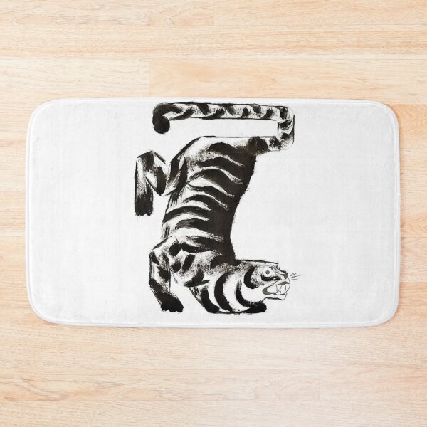 Item preview, Crouching Shadow - Traditional Sumi-e Ink Tiger designed and sold by kaizen x malena.