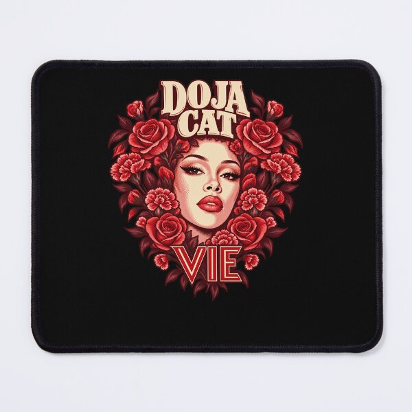 Item preview, Doja Cat Tour Ma Vie Floral Circle Portrait VIE Red Roses Carnations Concert designed and sold by Cuiroblinda.