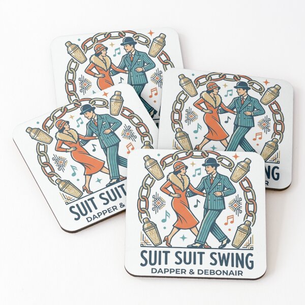 Item preview, Suit Suit Swing Dapper Debonair Vintage Roaring Twenties Art designed and sold by AgdBol.