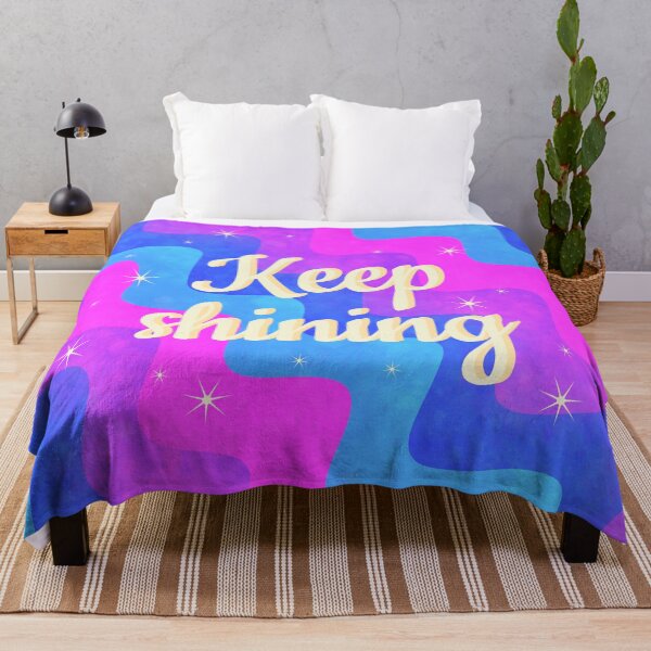 Item preview, Keep shining blue designed and sold by Ana Gorozpe.