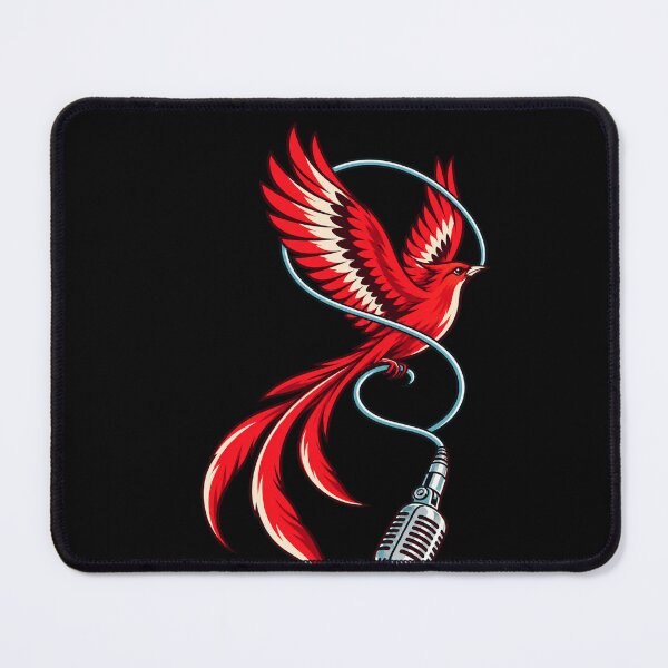 Item preview, Doja Cat Tour Ma Vie Red Phoenix Bird Vintage Microphone Concert Tour designed and sold by Cuiroblinda.