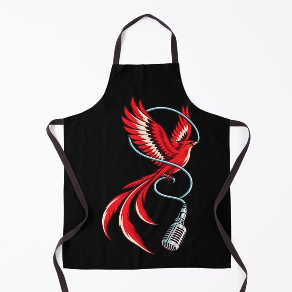 Item preview, Doja Cat Tour Ma Vie Red Phoenix Bird Vintage Microphone Concert Tour designed and sold by Cuiroblinda.