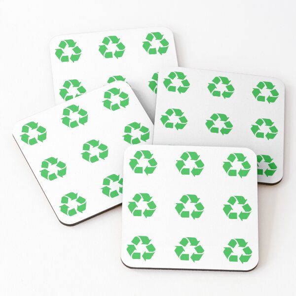 Item preview, Recycling Symbol Green Sticker Pack/Sheet- Small Size designed and sold by SlimyFish.