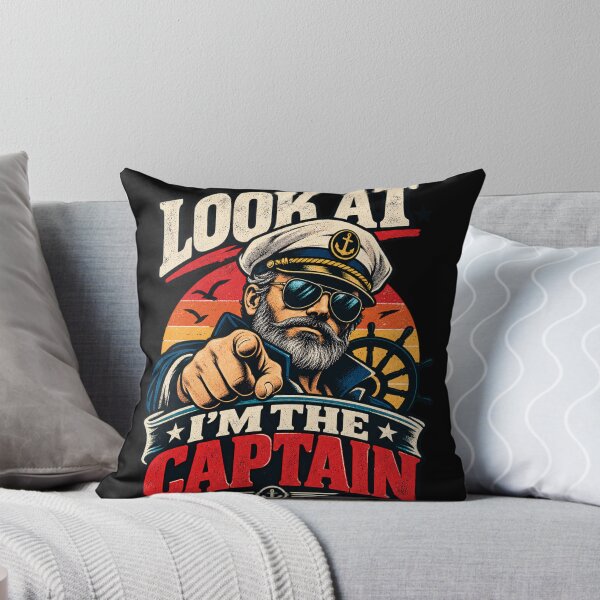 Item preview, Look At I'm The Captain Vintage Nautical Sailor designed and sold by SimsimahLaughs.