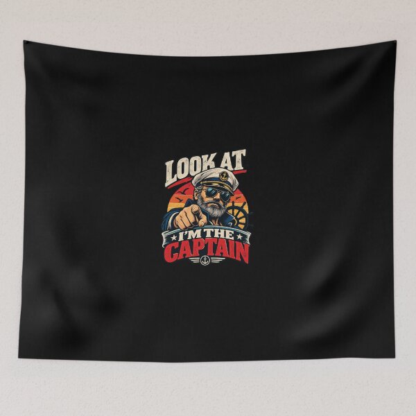 Item preview, Look At I'm The Captain Vintage Nautical Sailor designed and sold by SimsimahLaughs.
