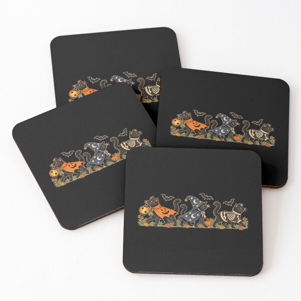 Item preview, Black Cats Halloween Costume Procession designed and sold by AMICO77.