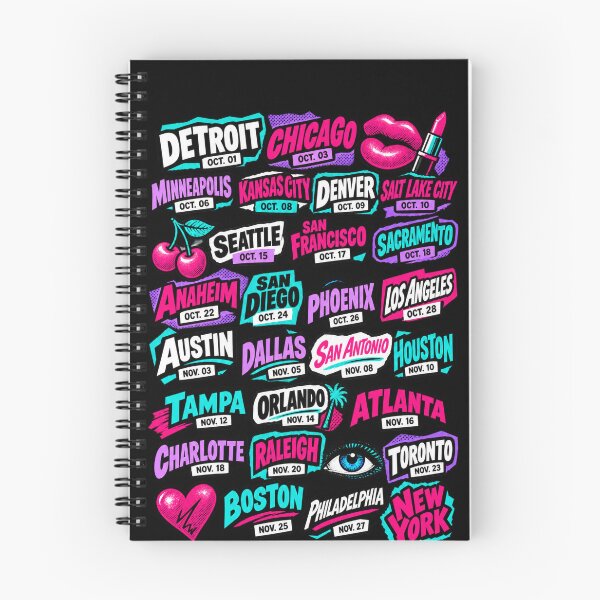 Item preview, Doja Cat Tour Ma Vie 2026 Neon City Dates Collage Pink Purple Concert Tour designed and sold by Cuiroblinda.