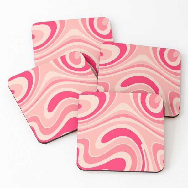 Item preview, Liquid Swirl Abstract Pattern in Pink Shades designed and sold by Jeallan Designs.