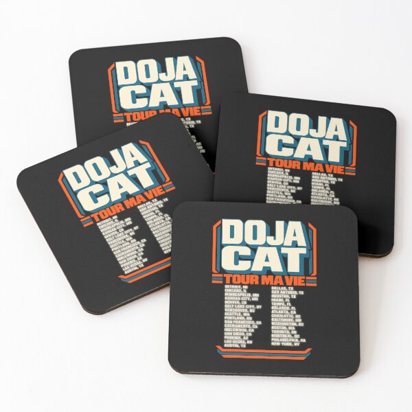 Item preview, Doja Cat Tour Ma Vie Bold Block Letter City List Official Tour Dates Concert designed and sold by Cuiroblinda.