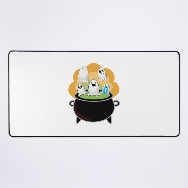 Item preview, Cute Ghost Squad in Magic Cauldron | Kawaii Halloween Design designed and sold by ForcePrint.