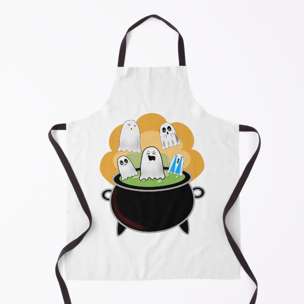 Item preview, Cute Ghost Squad in Magic Cauldron | Kawaii Halloween Design designed and sold by ForcePrint.