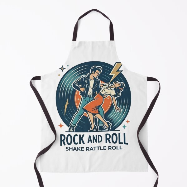 Item preview, Rock and Roll Shake Rattle Roll Vintage 1950s Greaser Art designed and sold by AgdBol.