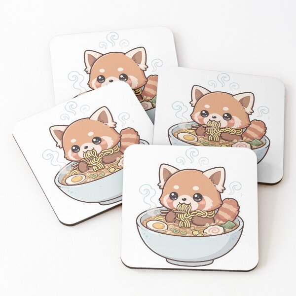 Item preview, Ramen Red Panda designed and sold by xiaoxiaochibi.