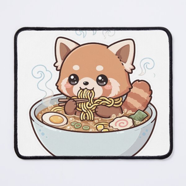 Item preview, Ramen Red Panda designed and sold by xiaoxiaochibi.