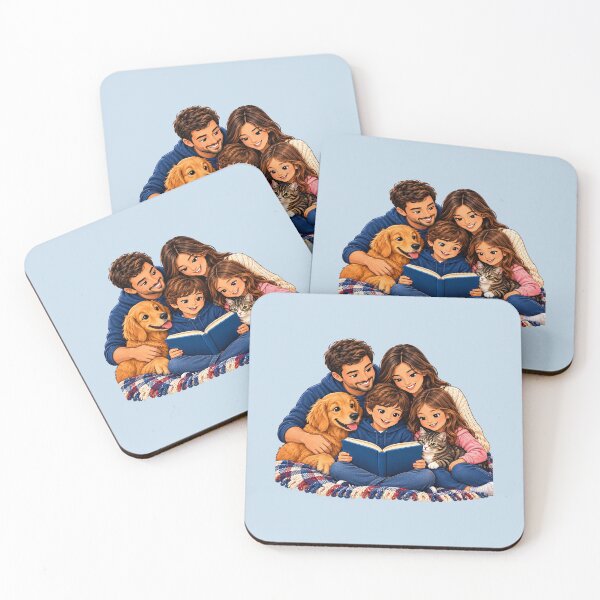 Item preview, Family reading with pets: for book lovers. designed and sold by FootprintofLove.