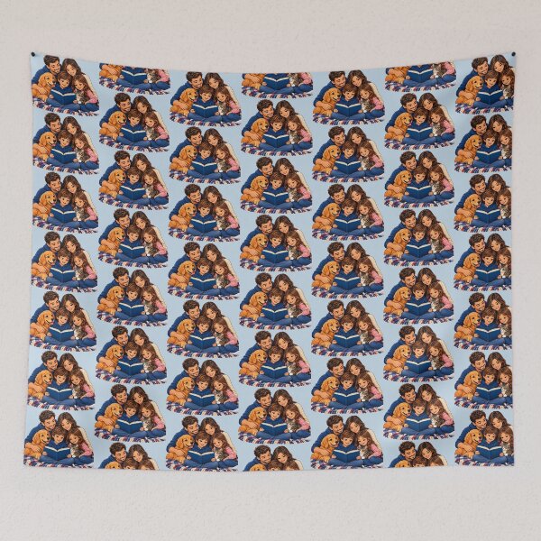 Item preview, Family reading with pets: for book lovers. designed and sold by FootprintofLove.