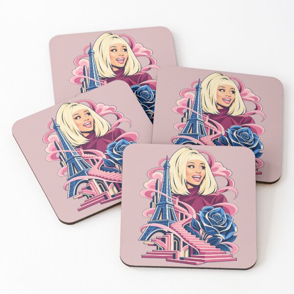 Item preview, Doja Cat Tour Ma Vie Blonde Bob Eiffel Tower Blue Rose Paris Inspired Concert designed and sold by Cuiroblinda.