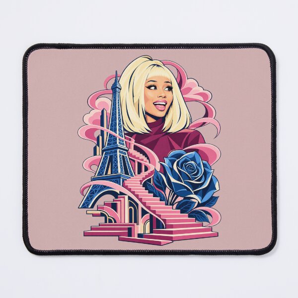 Item preview, Doja Cat Tour Ma Vie Blonde Bob Eiffel Tower Blue Rose Paris Inspired Concert designed and sold by Cuiroblinda.