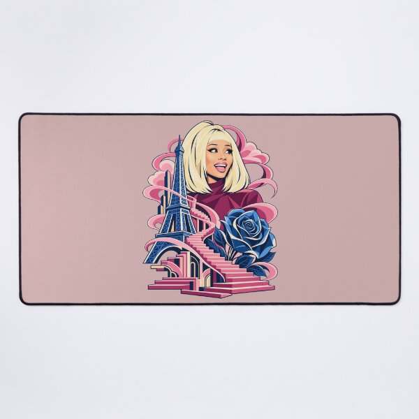 Item preview, Doja Cat Tour Ma Vie Blonde Bob Eiffel Tower Blue Rose Paris Inspired Concert designed and sold by Cuiroblinda.