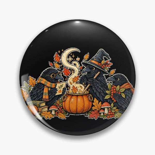 Item preview, Ravens Brewing a Pumpkin Cauldron designed and sold by AMICO77.
