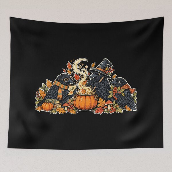 Item preview, Ravens Brewing a Pumpkin Cauldron designed and sold by AMICO77.