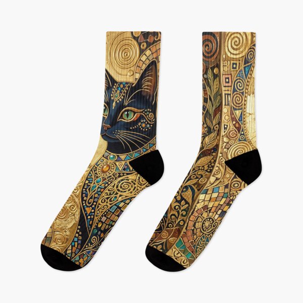 Item preview, Ancient Egyptian black cat art designed and sold by hollycooper.