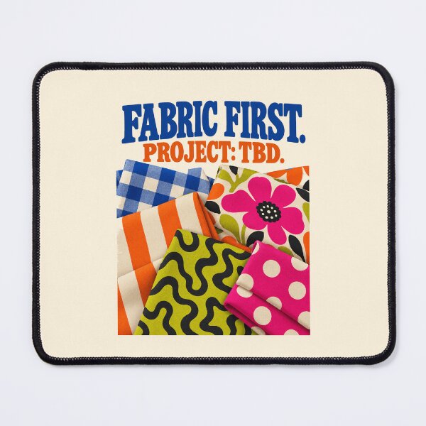 Item preview, Fabric First Project TBD – Funny Sewing Tote Bag for Fabric Lovers designed and sold by astersgraphics.