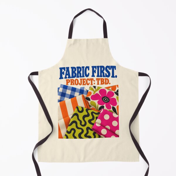 Item preview, Fabric First Project TBD – Funny Sewing Tote Bag for Fabric Lovers designed and sold by astersgraphics.