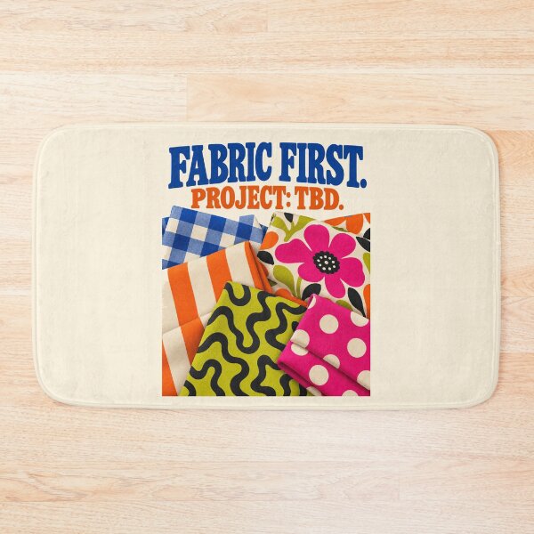 Item preview, Fabric First Project TBD – Funny Sewing Tote Bag for Fabric Lovers designed and sold by astersgraphics.
