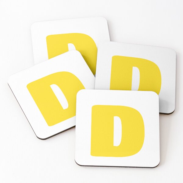 Item preview, Halloween Yellow Letter D Initial designed and sold by remoteart.