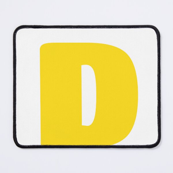 Item preview, Halloween Yellow Letter D Initial designed and sold by remoteart.