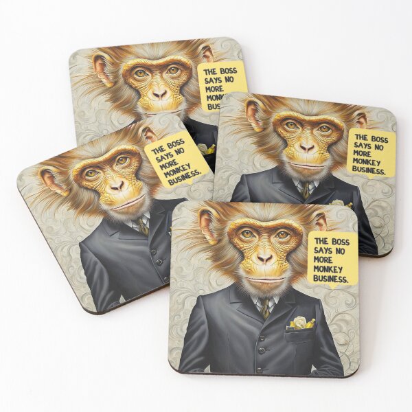 Item preview, No More Monkey Business  designed and sold by SRChappell.