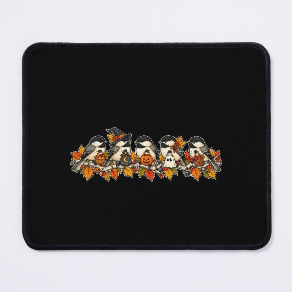 Item preview, Chickadees With Halloween Treat Baskets designed and sold by AMICO77.