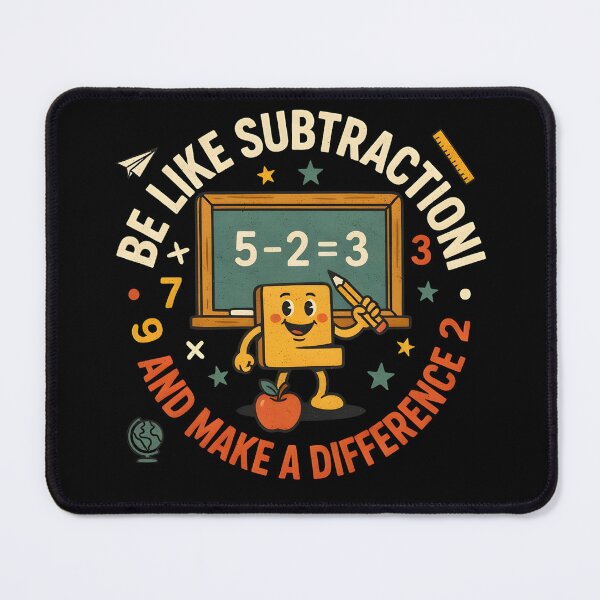 Item preview, Be Like Subtraction and Make A Difference Math Teacher designed and sold by PAinTIENCE.