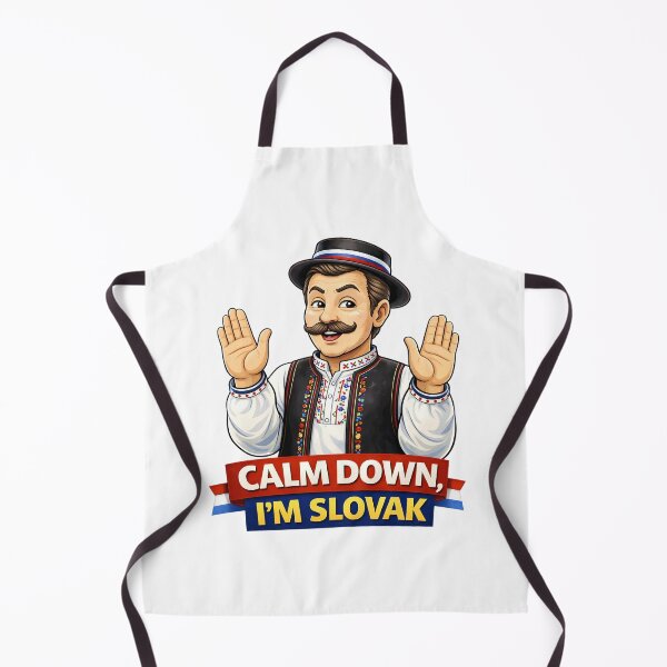 Item preview, Calm Down Im Slovak Funny Slovak Pride Humor Design. designed and sold by The-T-In-Retro.
