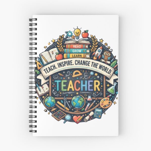 Item preview, Teach Inspire Change The World – Teacher Life designed and sold by PixelStyle Studio.