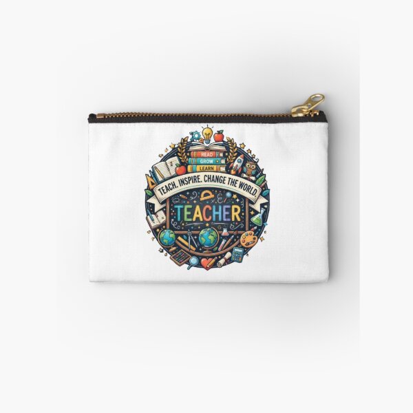 Item preview, Teach Inspire Change The World – Teacher Life designed and sold by PixelStyle Studio.